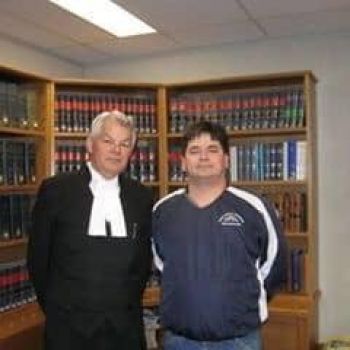 Justice Ken Bellerose (ret.) .. my ole friend who helped me get back on track and in turn, I gave him subsidized golf lessons..  ;)