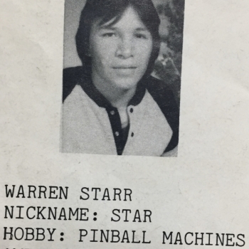 Mr. Warren Starr.. aka - The Rocket!! What he lacked in height/size he made up for it with his uncanny athletic abilities!!!  
